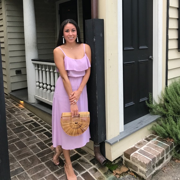 Leith Dresses & Skirts - Pleated Trim MIDI Dress